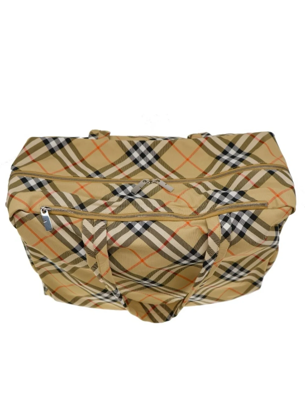 Burberry Classics Weekender Duffle Bag Large Check Canvas New